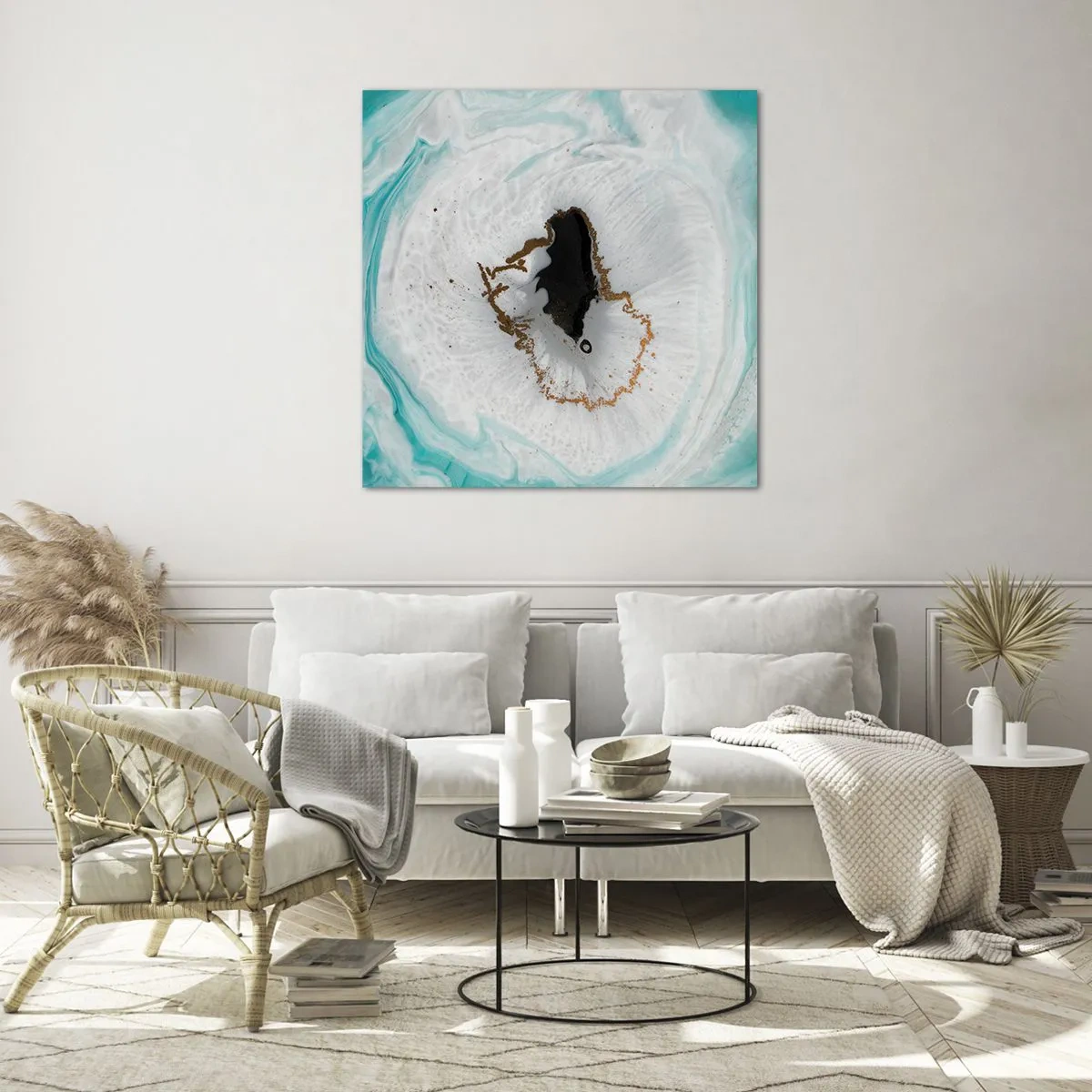 Cuadro sobre vidrio - Impresiones sobre Vidrio - Para acceder al interior - 40x40 cm