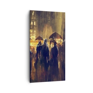 Cuadro sobre lienzo - Impresión de Imagen - Seguidores de la lluvia - 55x100 cm