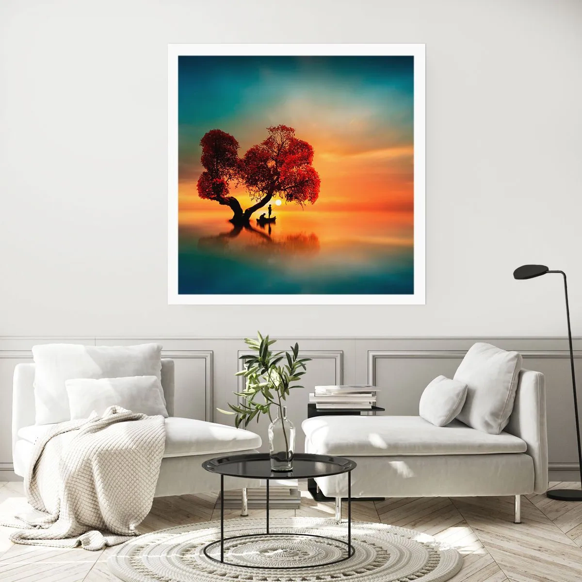 Póster - La lejanía y el silencio del mundo - 30x30 cm