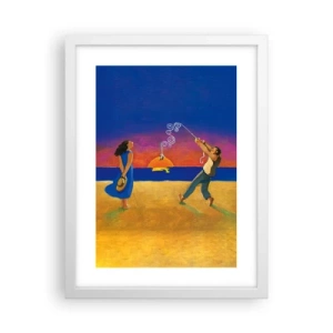 Póster en marco blanco - Mucho más que una estrella del cielo - 30x40 cm