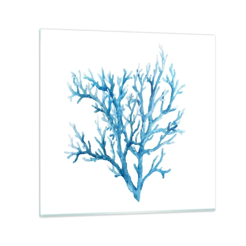 Cuadro sobre vidrio - Impresiones sobre Vidrio - Filigrana marina - 60x60 cm