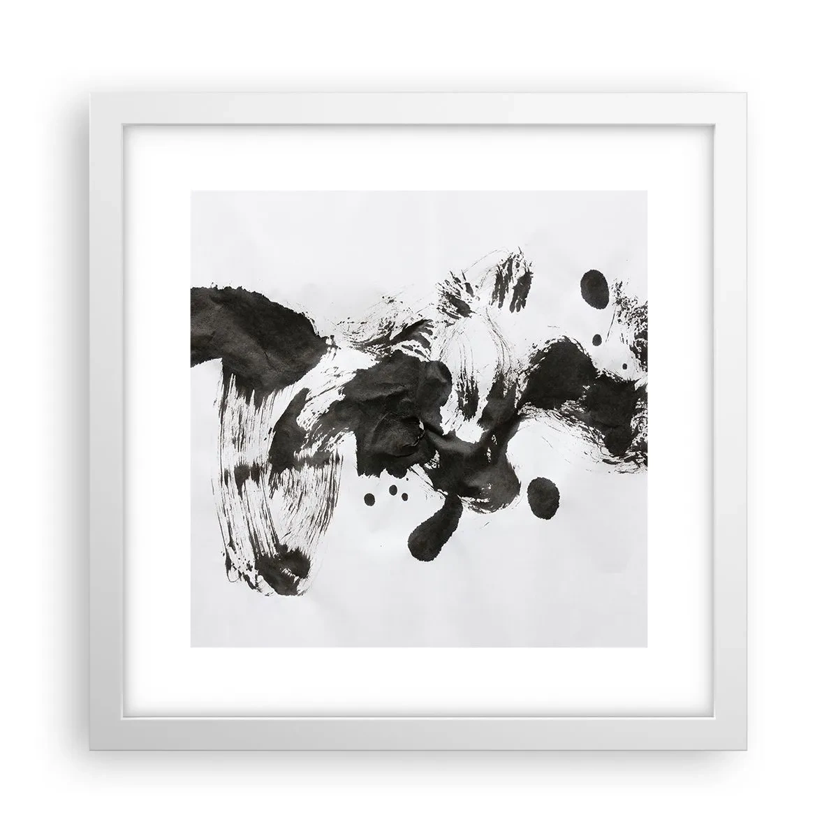 Póster en marco blanco - ¿Un método en la locura? - 30x30 cm