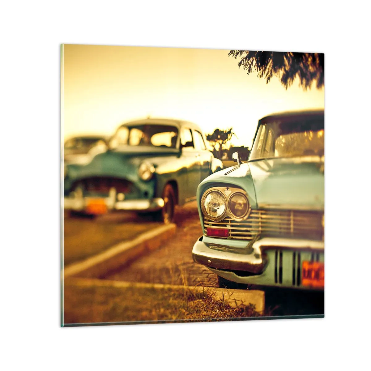 Cuadro sobre vidrio - Impresiones sobre Vidrio - A la espera del futuro - 60x60 cm