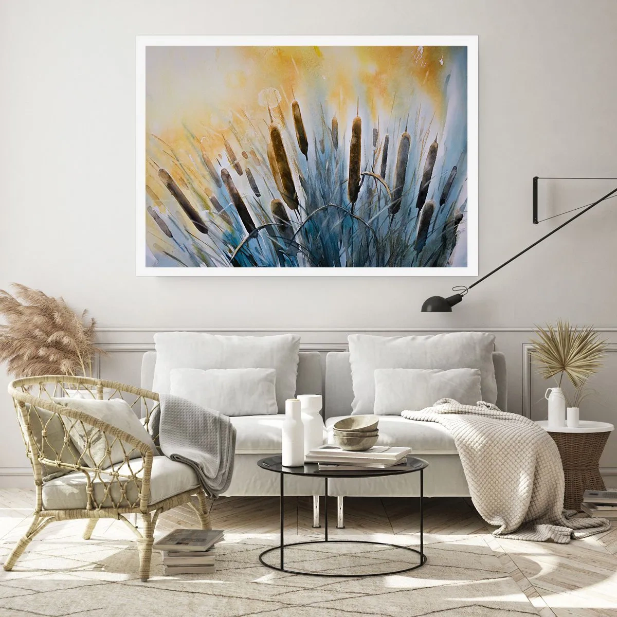 Póster - El frío del agua, el calor del sol - 70x50 cm