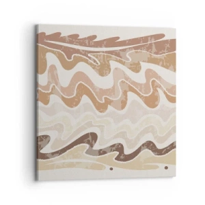 Cuadro sobre lienzo - Impresión de Imagen - Buena energía - buenas emociones - 70x70 cm