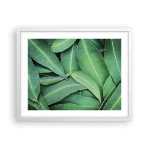 Póster en marco blanco - Jugosidad y frescura - 50x40 cm