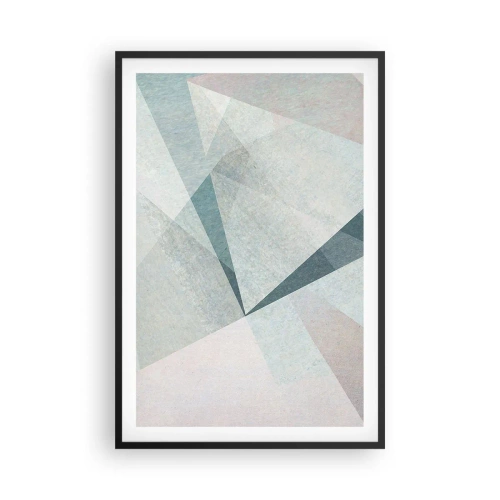Póster en marco negro - Tranquilo pero dinámico - 61x91 cm