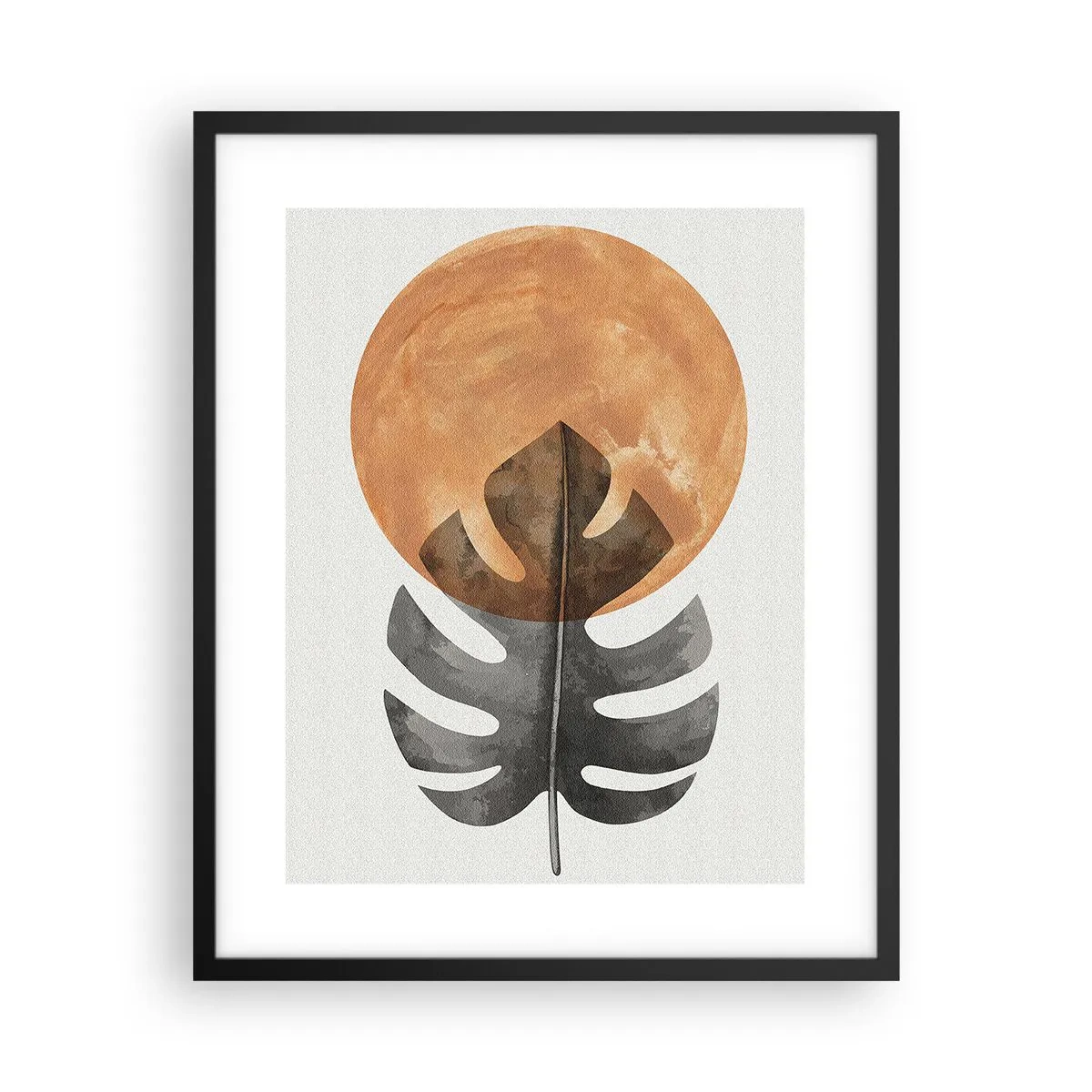 Póster en marco negro - Siempre el sol - 40x50 cm