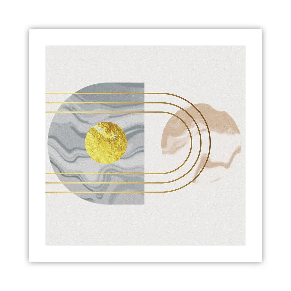 Póster - Brillo y resplandor - 50x50 cm