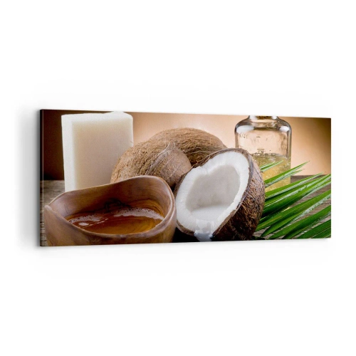 Cuadro sobre lienzo - Impresión de Imagen - Salud de las islas tropicales - 100x40 cm