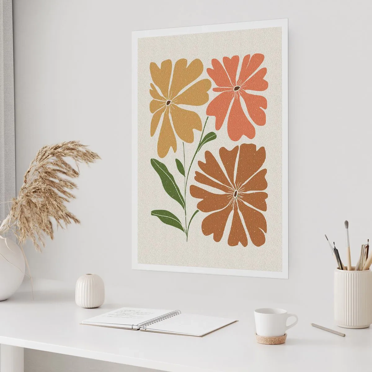 Póster - Naturaleza y geometría - 70x100 cm
