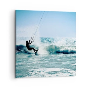 Cuadro sobre lienzo - Impresión de Imagen - Déjate llevar - 60x60 cm