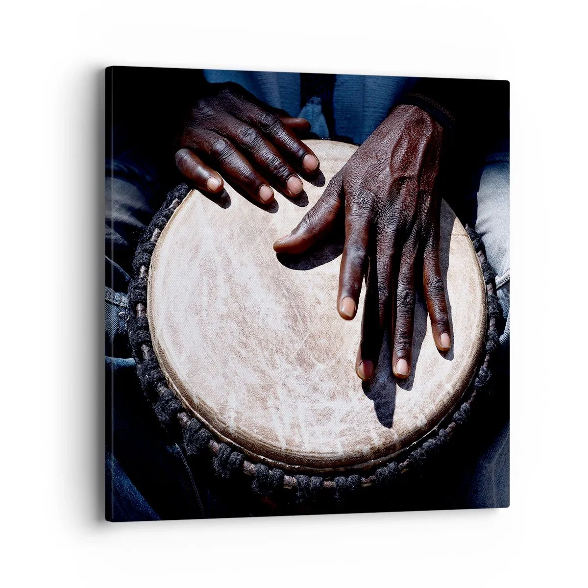 Cuadro sobre lienzo - Impresión de Imagen - Vive a tu ritmo - 40x40 cm