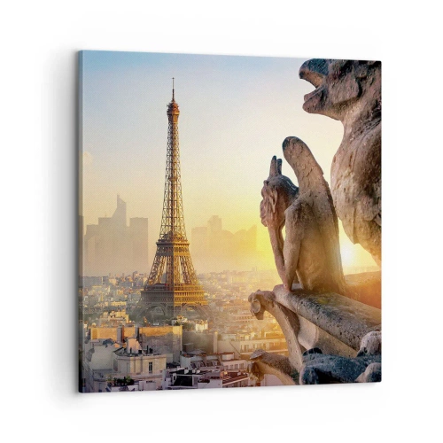 Cuadro sobre lienzo - Impresión de Imagen - Ha cambiado tanto la ciudad... - 60x60 cm