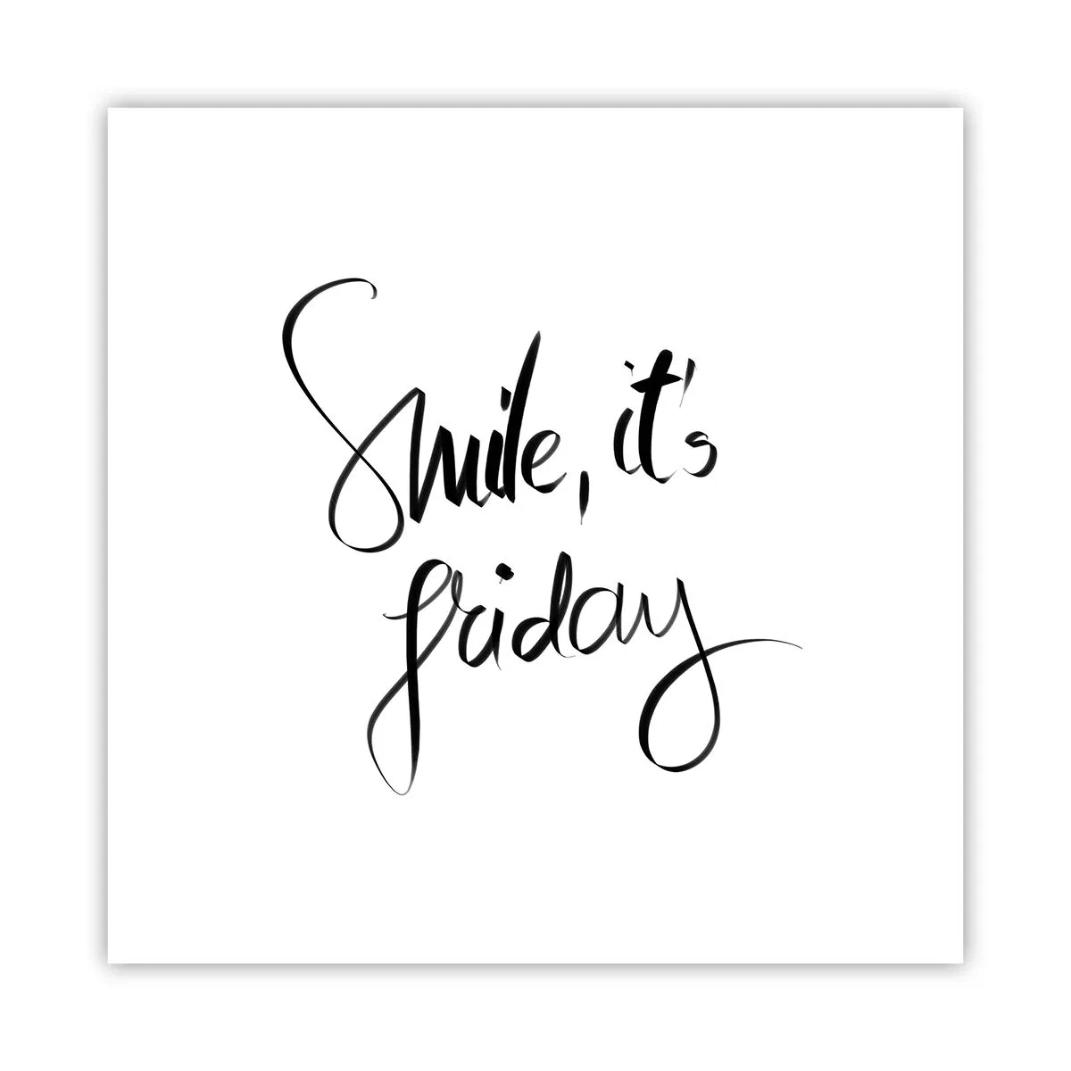 Póster - La verdadera alegría - 40x40 cm