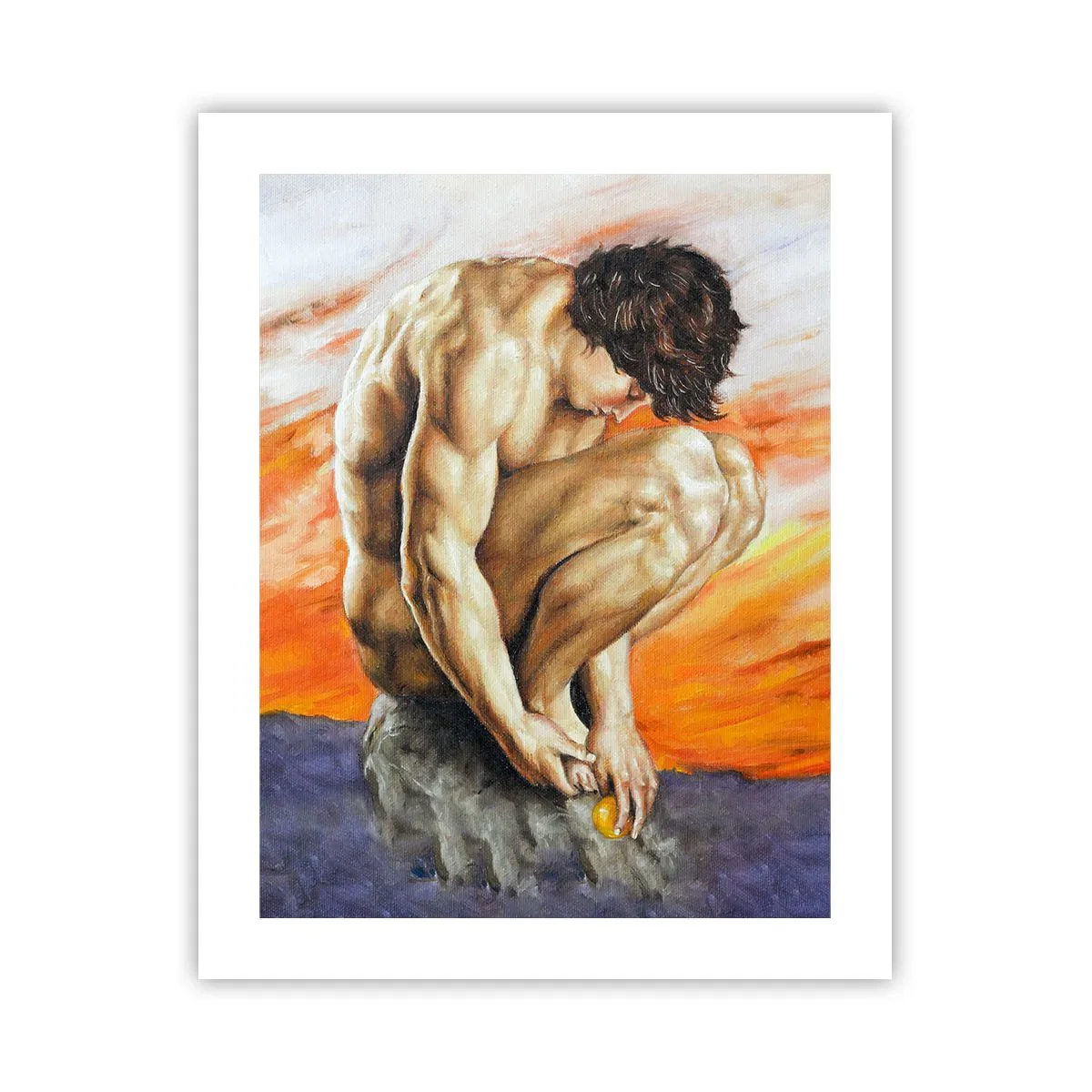 Póster - Sumergido en sí mismo - 40x50 cm