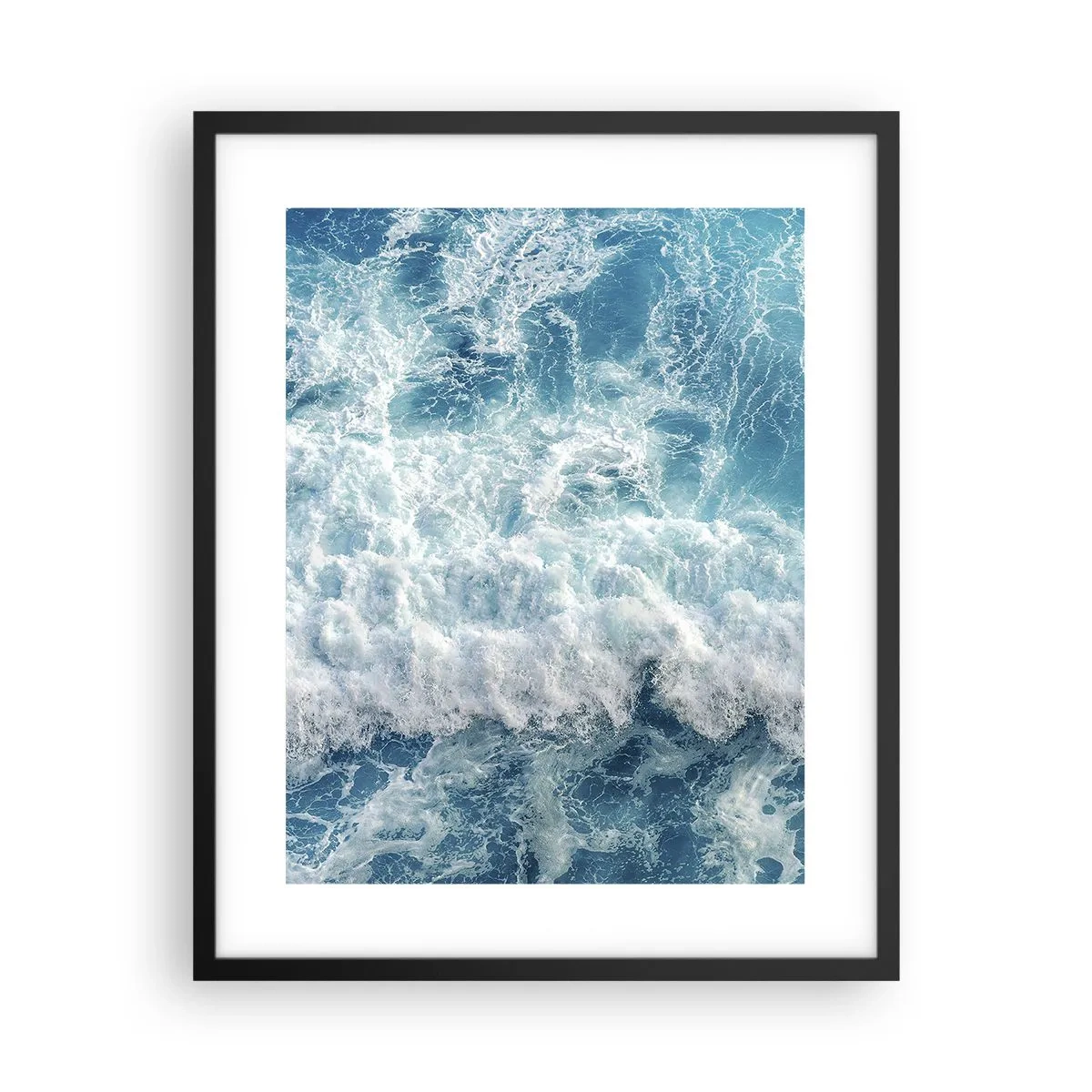 Póster en marco negro - Alegre y con mucho brío - 40x50 cm