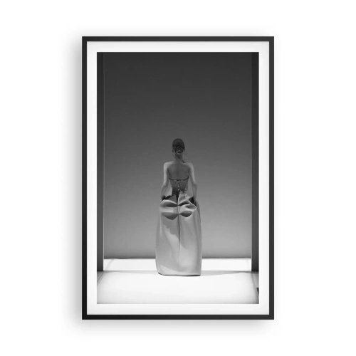 Póster en marco negro - Sencillez refinada - 61x91 cm