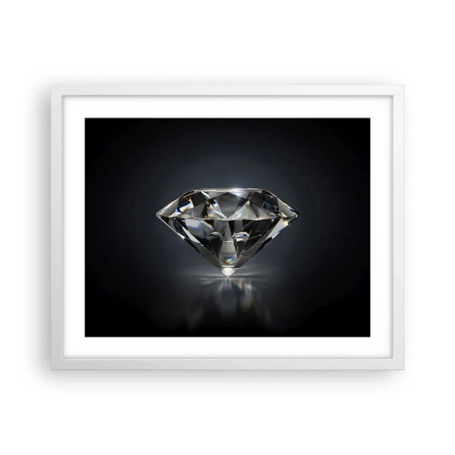 Póster en marco blanco - Riqueza y belleza - 50x40 cm