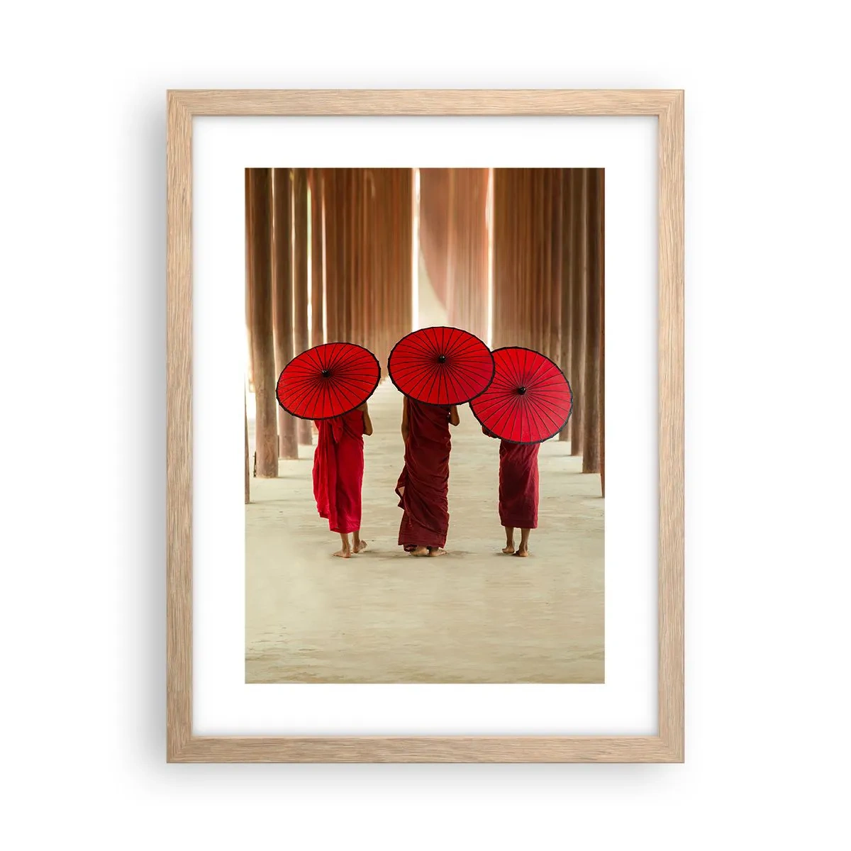 Póster en marco roble claro - En el camino a la Tierra Pura - 30x40 cm