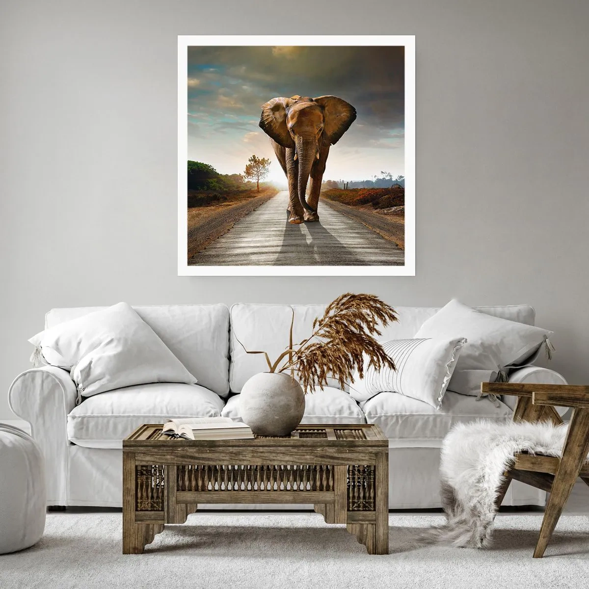 Póster - Y para nada en un almacén de porcelana - 30x30 cm