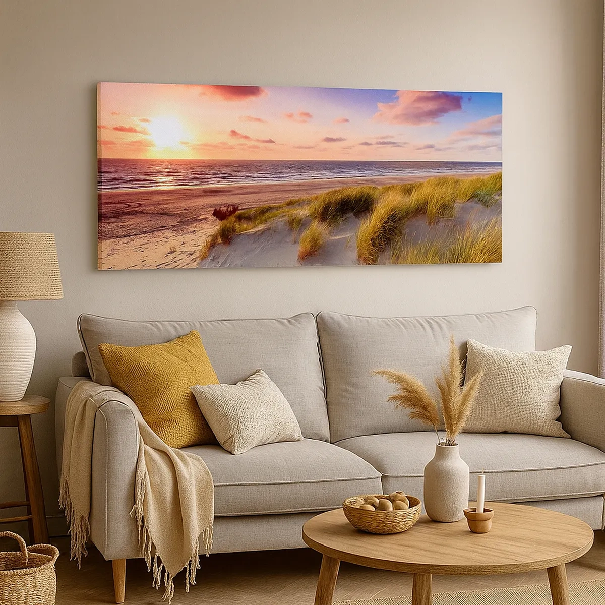 Cuadro sobre lienzo - Impresión de Imagen - Se siente la brisa veraniega - 30x30 cm