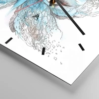 Esfera sin numeración, con rayas