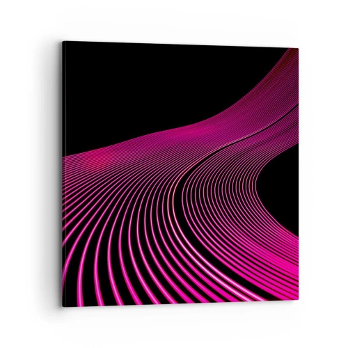 Cuadro sobre lienzo - Impresión de Imagen - Avenida de luz - 70x70 cm