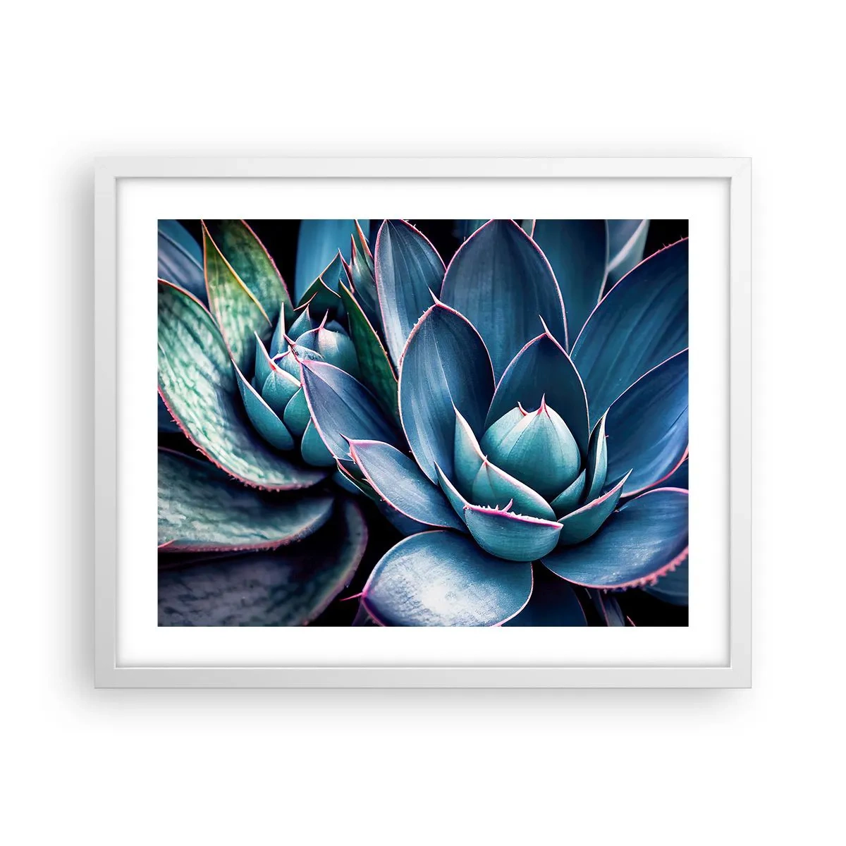 Póster en marco blanco - Fuerza vital - 50x40 cm