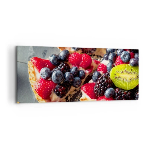 Cuadro sobre lienzo - Impresión de Imagen - ¡Dolce vita! - 100x40 cm