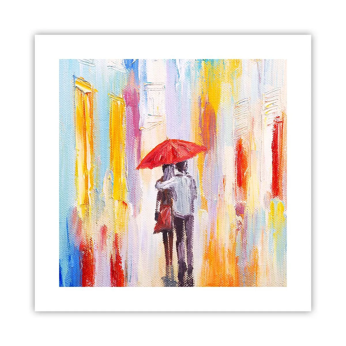 Póster - Que siga lloviendo - 40x40 cm