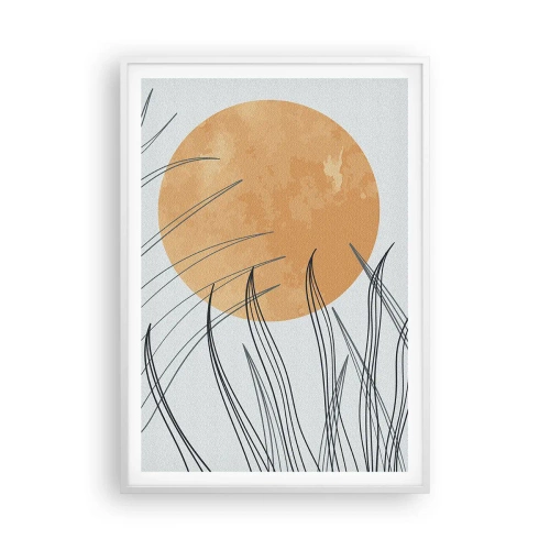 Póster en marco blanco - Siempre hacia el sol - 70x100 cm