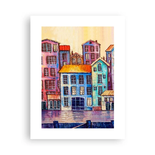 Póster - Una ciudad como un cuento de hadas - 30x40 cm