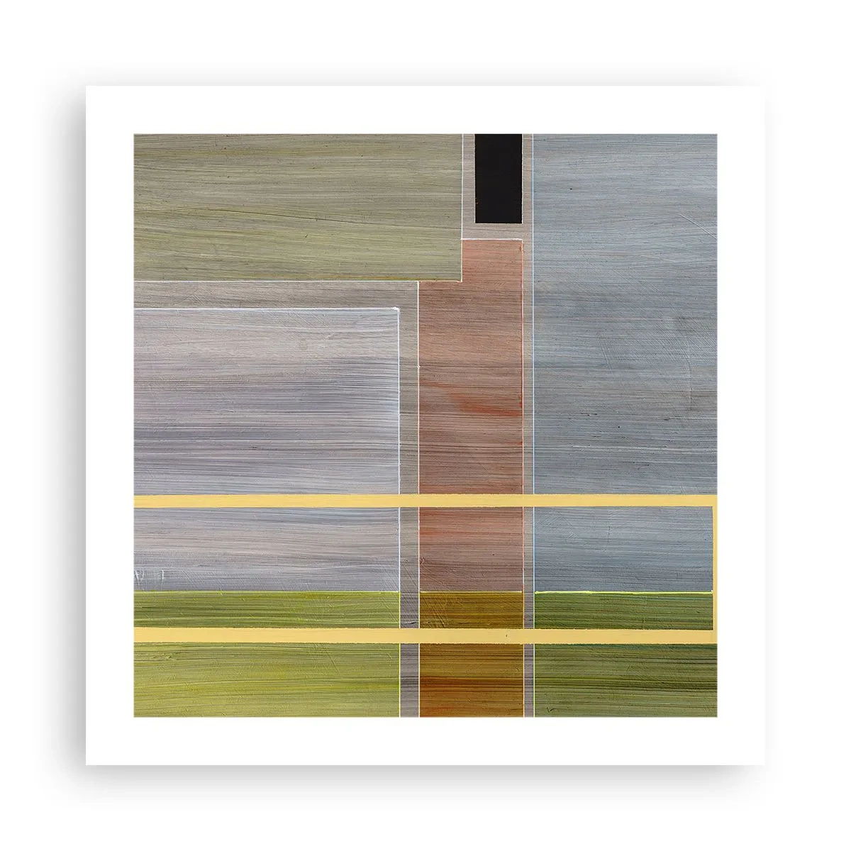Póster - Recto y tranquilo - 50x50 cm