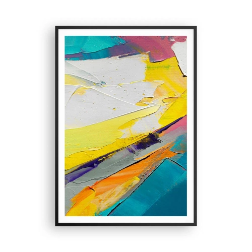 Póster en marco negro - Anatomía de la luz - 70x100 cm