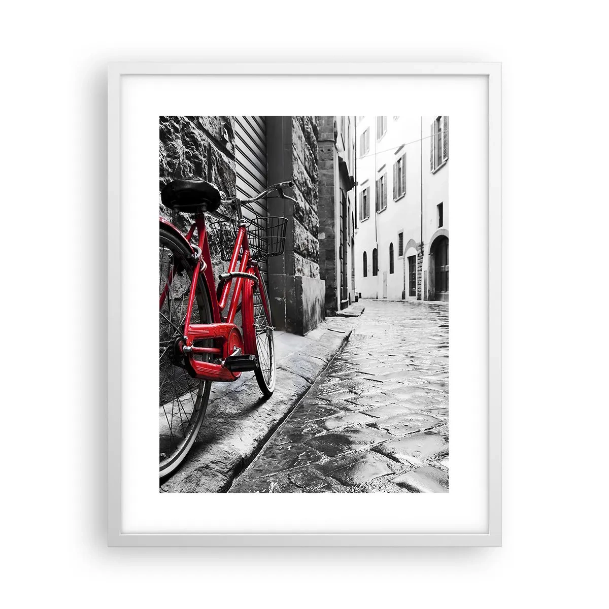 Póster en marco blanco - La verdadera belleza no envejece - 40x50 cm