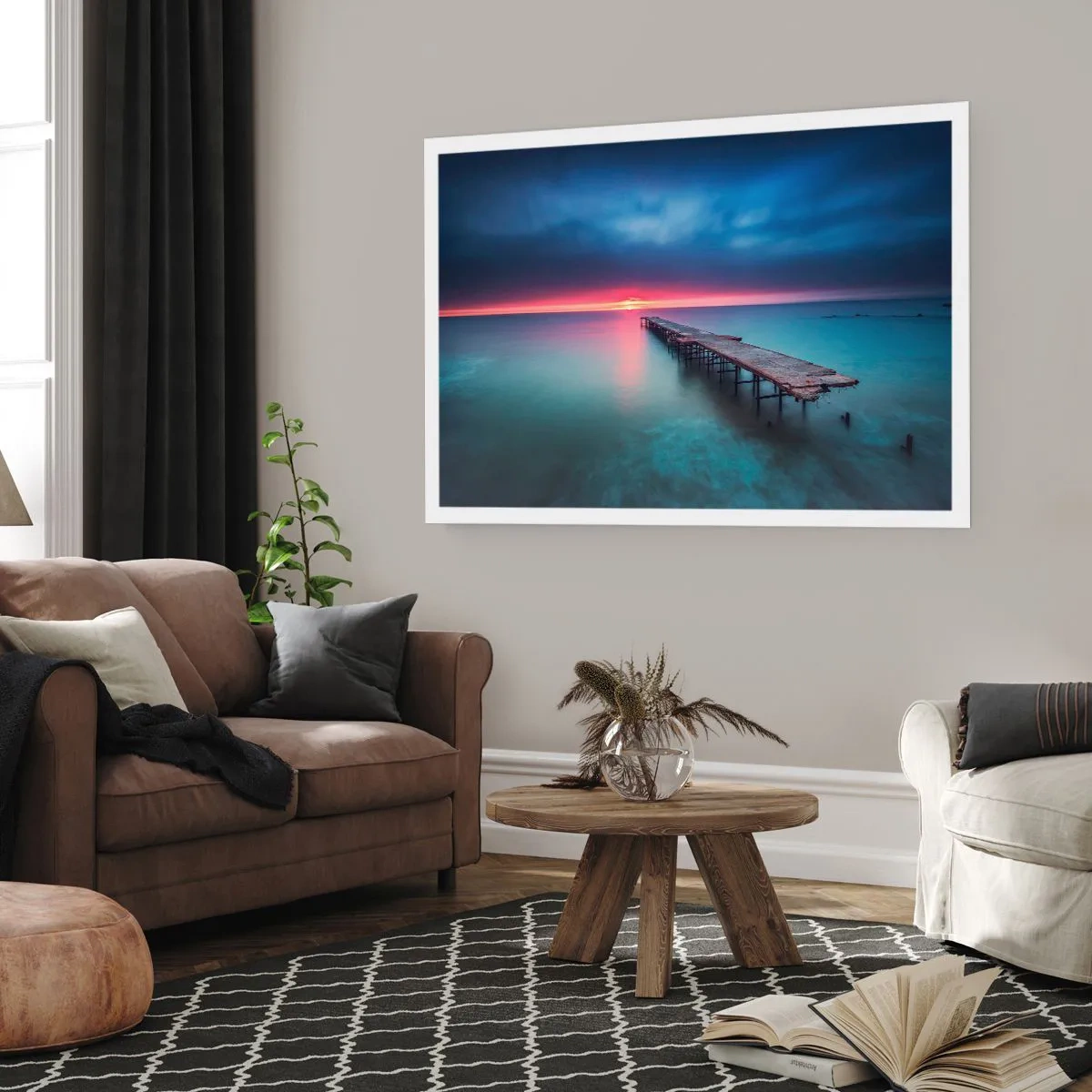 Póster - Entre el cielo y el agua - 40x30 cm