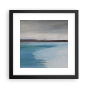 Póster en marco negro - Paisaje horizontal - 30x30 cm