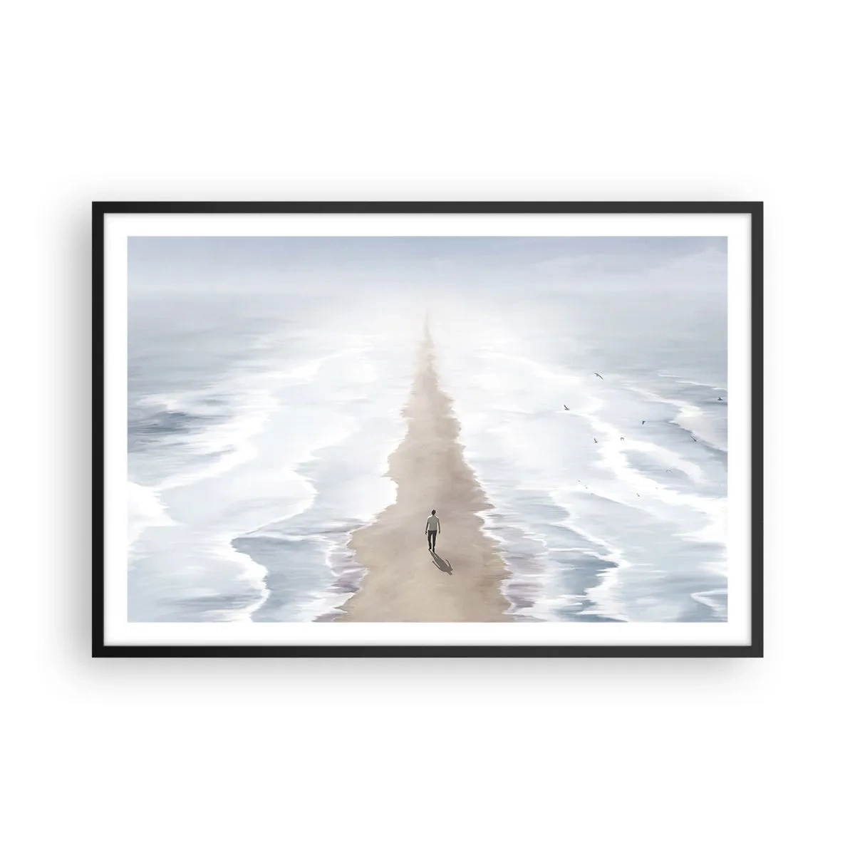 Póster en marco negro - Un futuro brillante - 91x61 cm