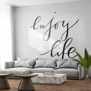 Fotomural Autadhesivo Deluxe Sticker - Nada que añadir... - Tipografía, Afirmación, Máxima - 300x210 cm