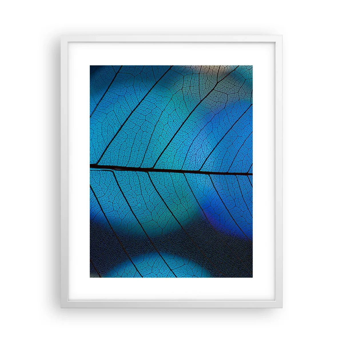 Póster en marco blanco - Construcción intrincada - 40x50 cm