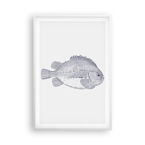 Póster en marco blanco - Para el álbum del naturalista - 61x91 cm