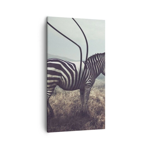 Cuadro sobre lienzo - Impresión de Imagen - Fallo en Matrix - 45x80 cm