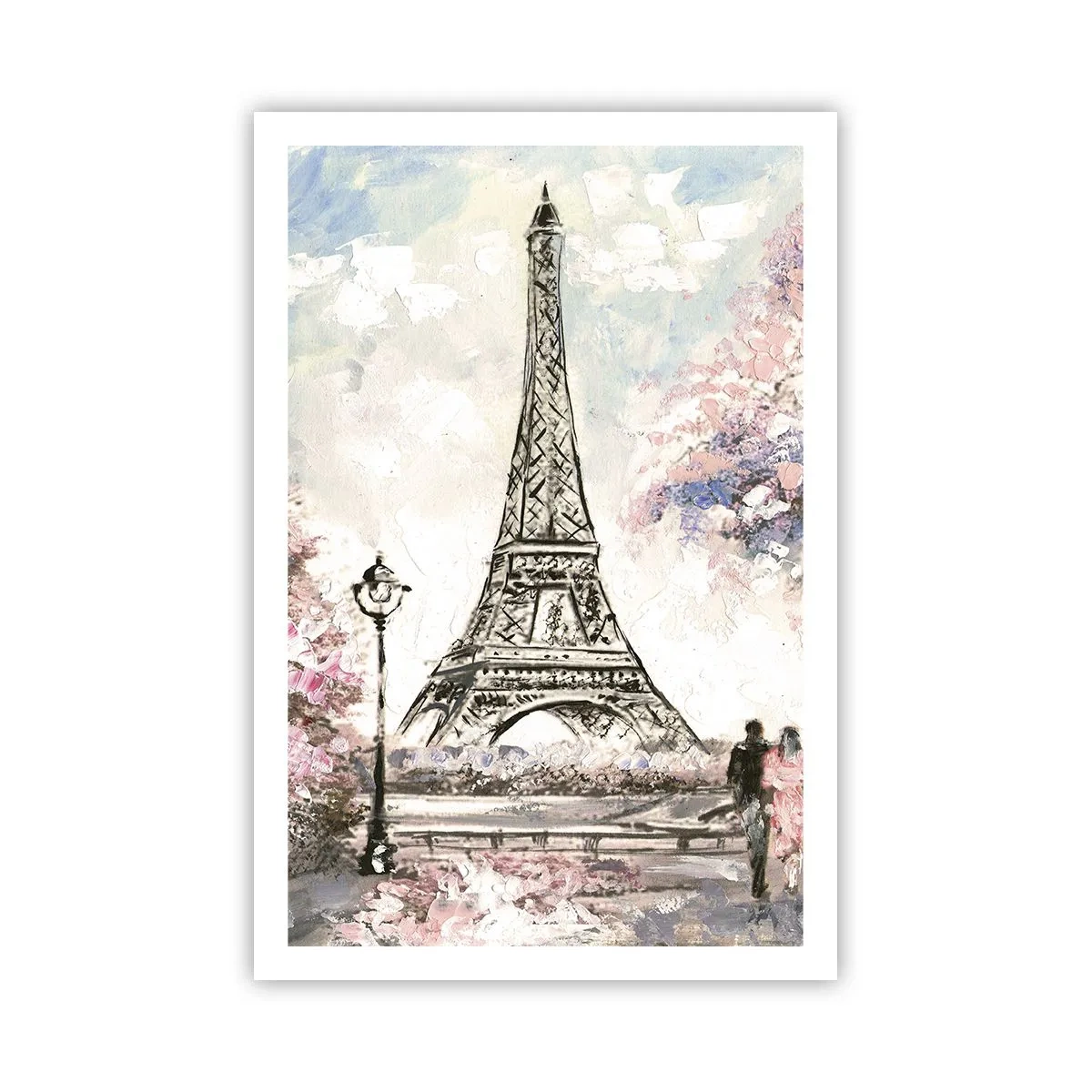 Póster - Un paseo por París en abril - 61x91 cm