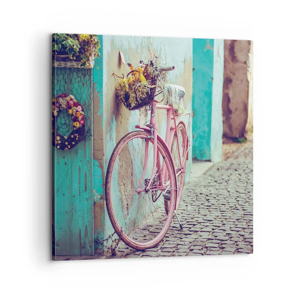 Cuadro sobre lienzo - Impresión de Imagen - Ahora mismo vuelvo - 60x60 cm