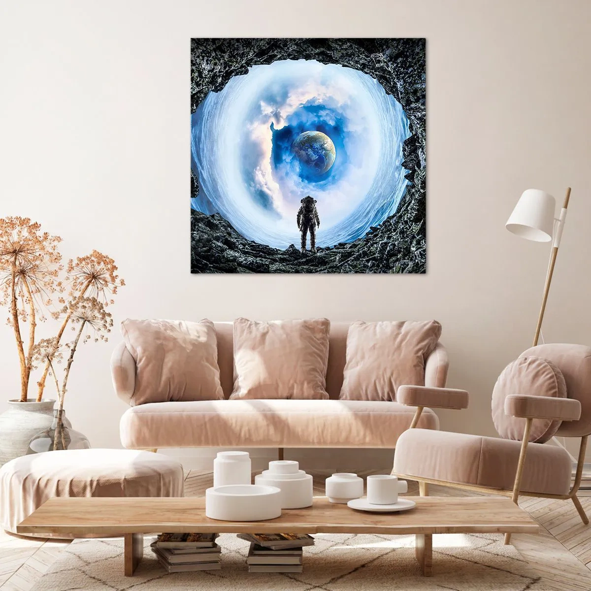 Cuadro sobre lienzo - Impresión de Imagen - No muy lejos de casa - 50x50 cm