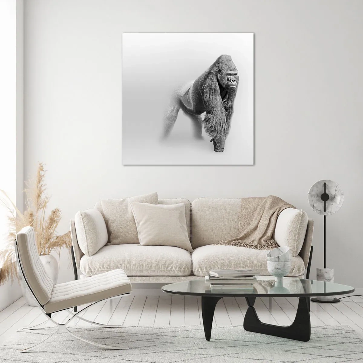 Cuadro sobre vidrio - Impresiones sobre Vidrio - Confiando en su fuerza - 70x70 cm