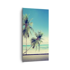 Cuadro sobre lienzo - Impresión de Imagen - Comienzan las vacaciones - 65x120 cm