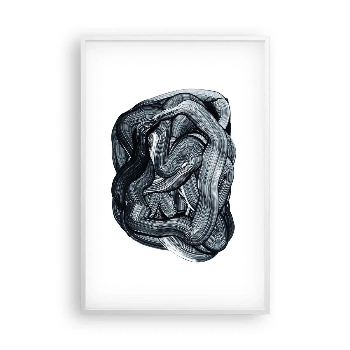 Póster en marco blanco - No es tan sencillo - 61x91 cm