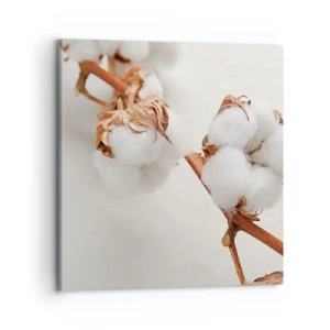 Cuadro sobre lienzo - Impresión de Imagen - Un suave tacto - 70x70 cm